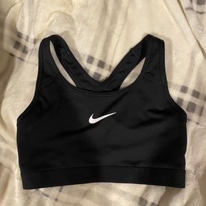 Black Nike sports bra